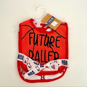 NBA Houston Rockets 2 Pack Baby Bib New NWT